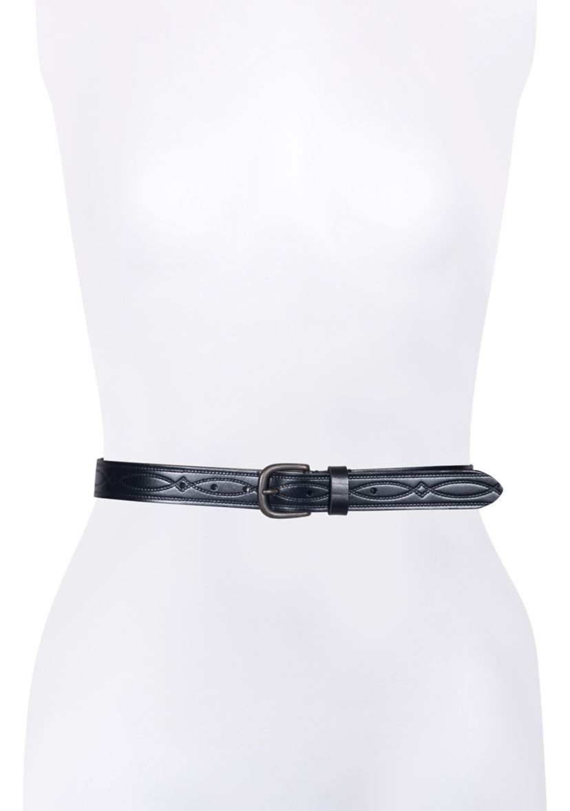 30 Millimeter Belt with Western Embossing
