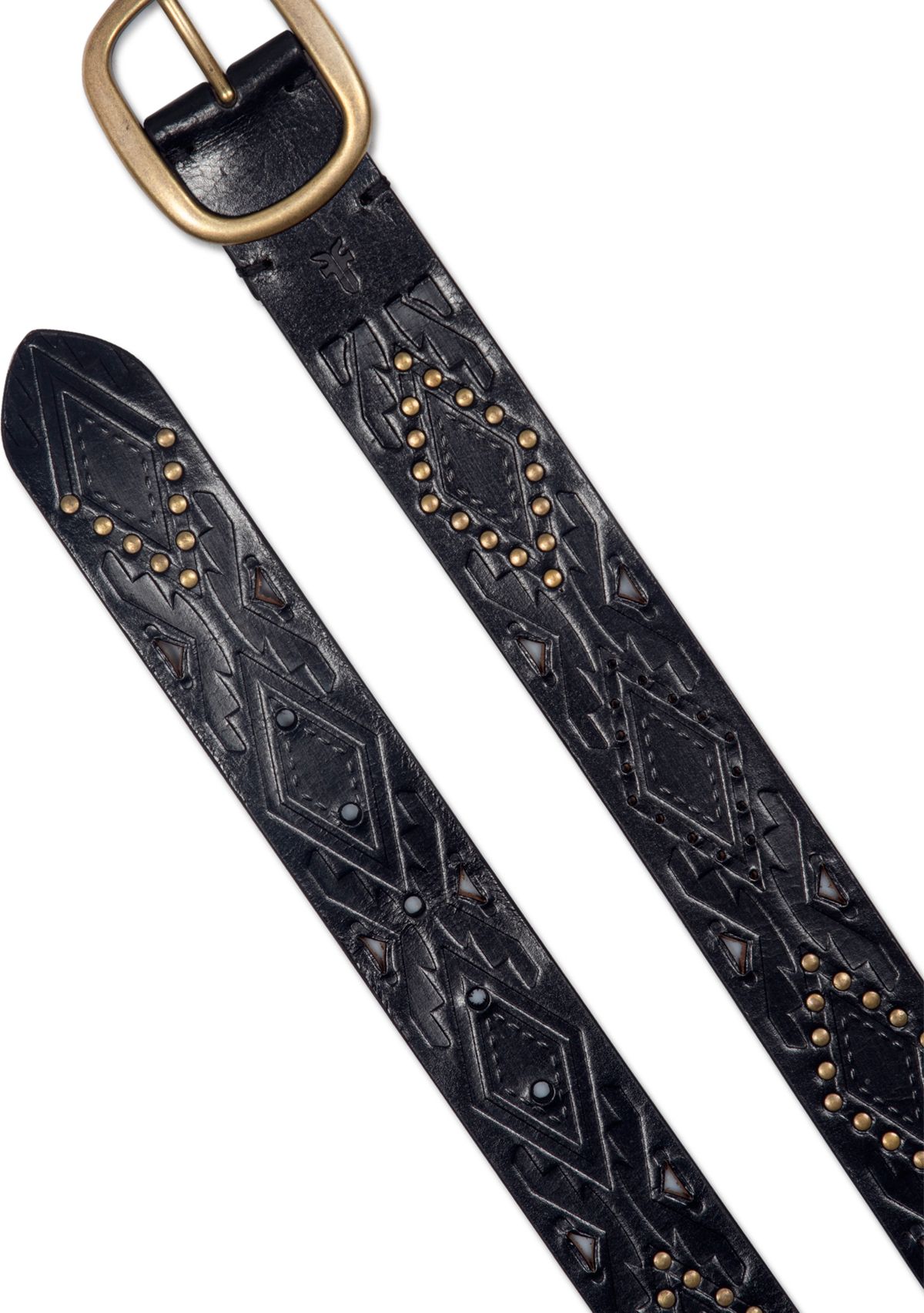 38 Millimeter Belt with Southwestern Embossing