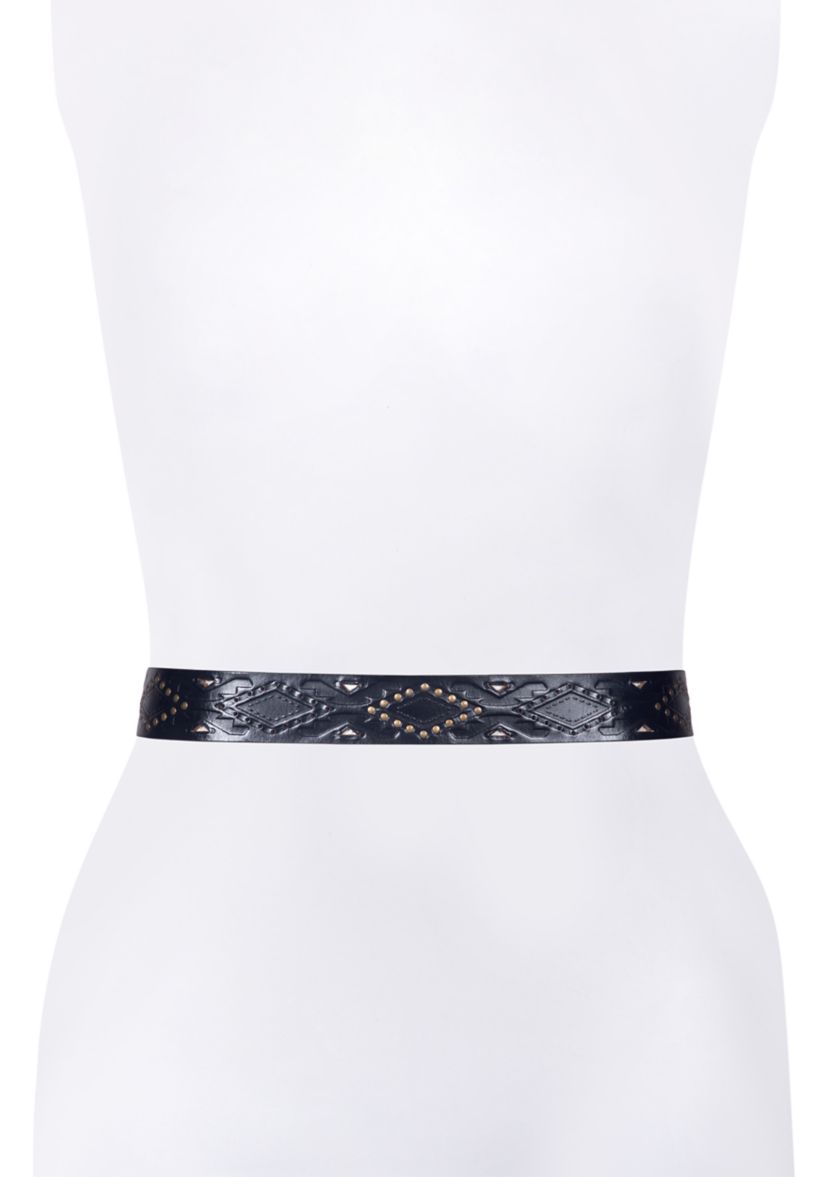 38 Millimeter Belt with Southwestern Embossing