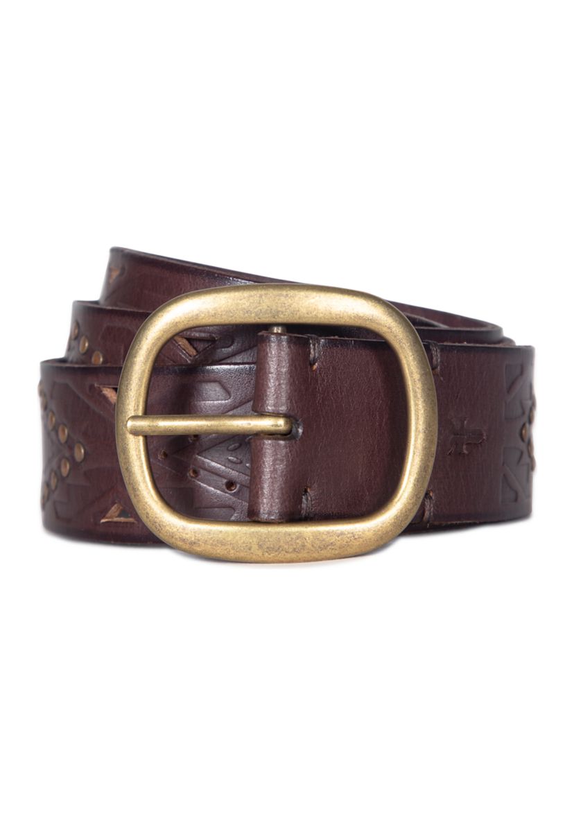 38 Millimeter Belt with Southwestern Embossing