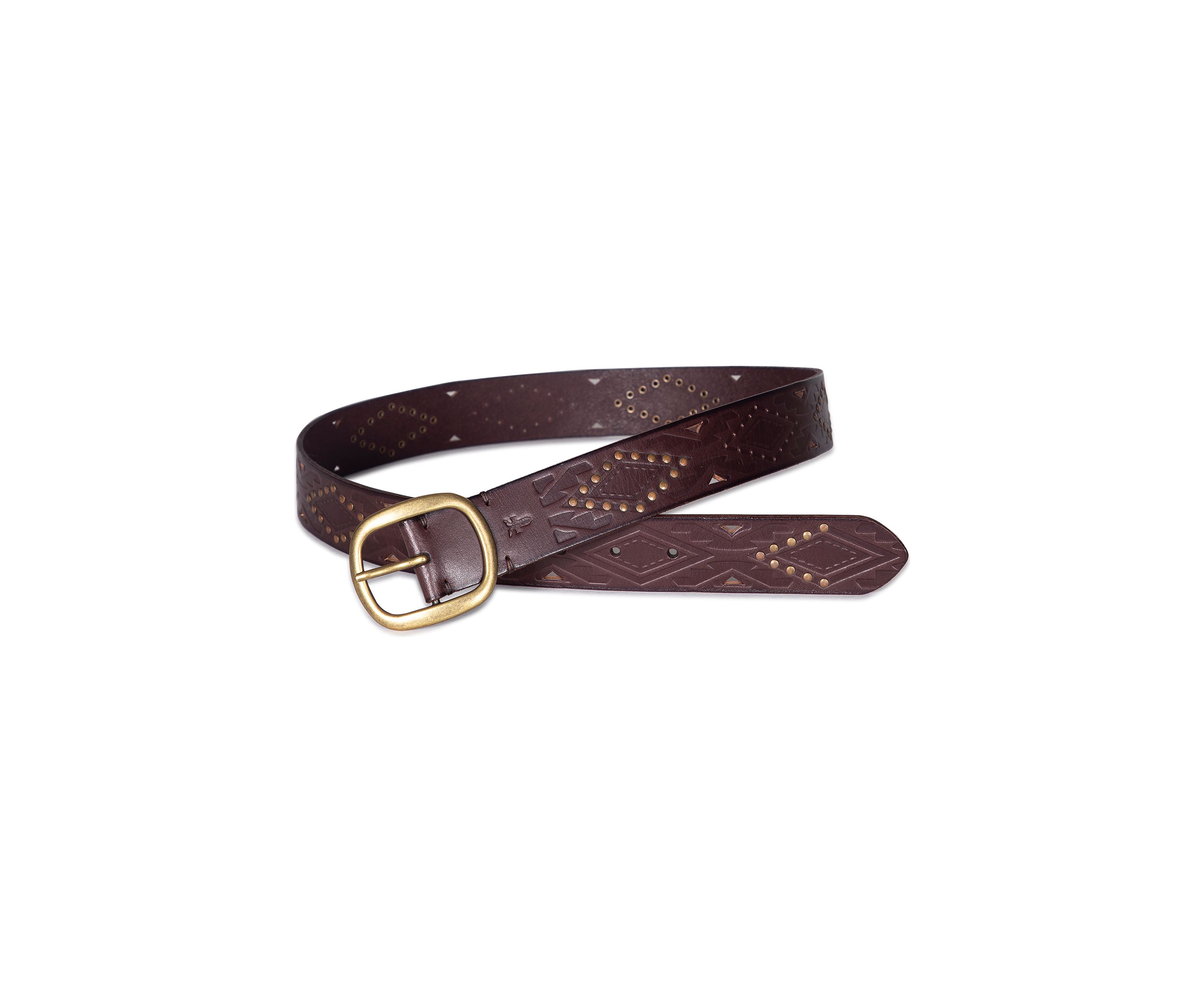 38 Millimeter Belt with Southwestern Embossing