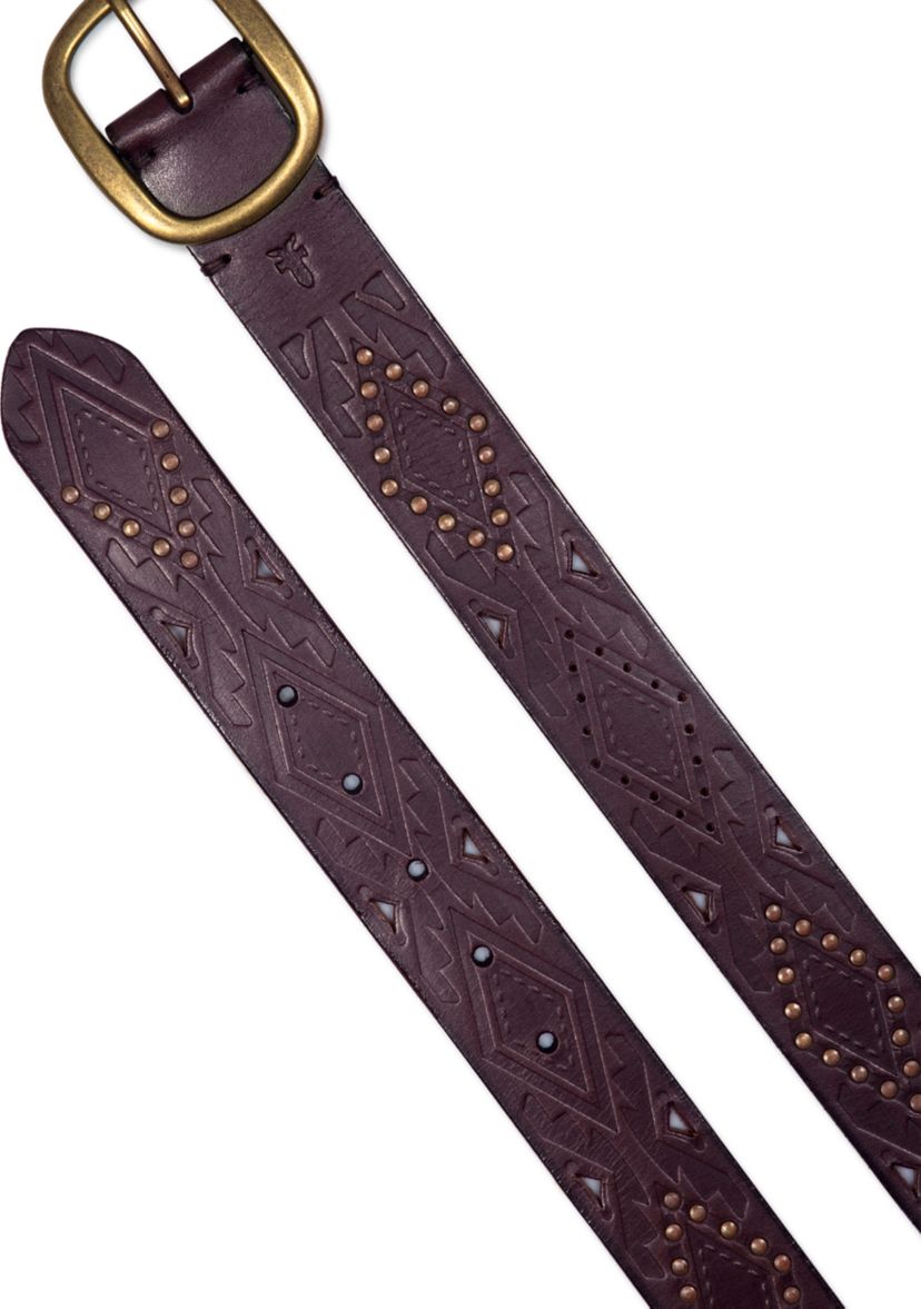 38 Millimeter Belt with Southwestern Embossing