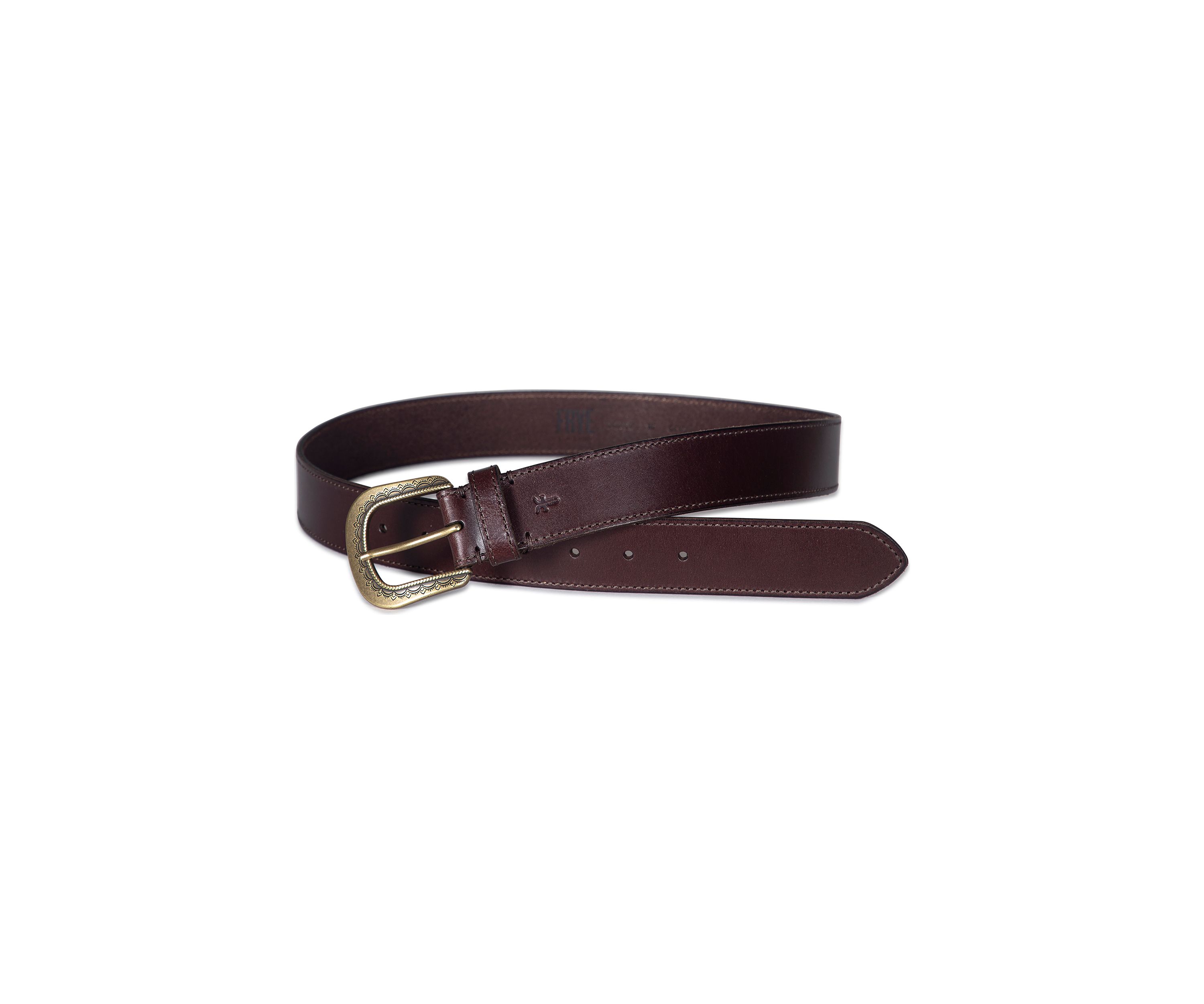 38 Millimeter Belt with Engraved Buckle