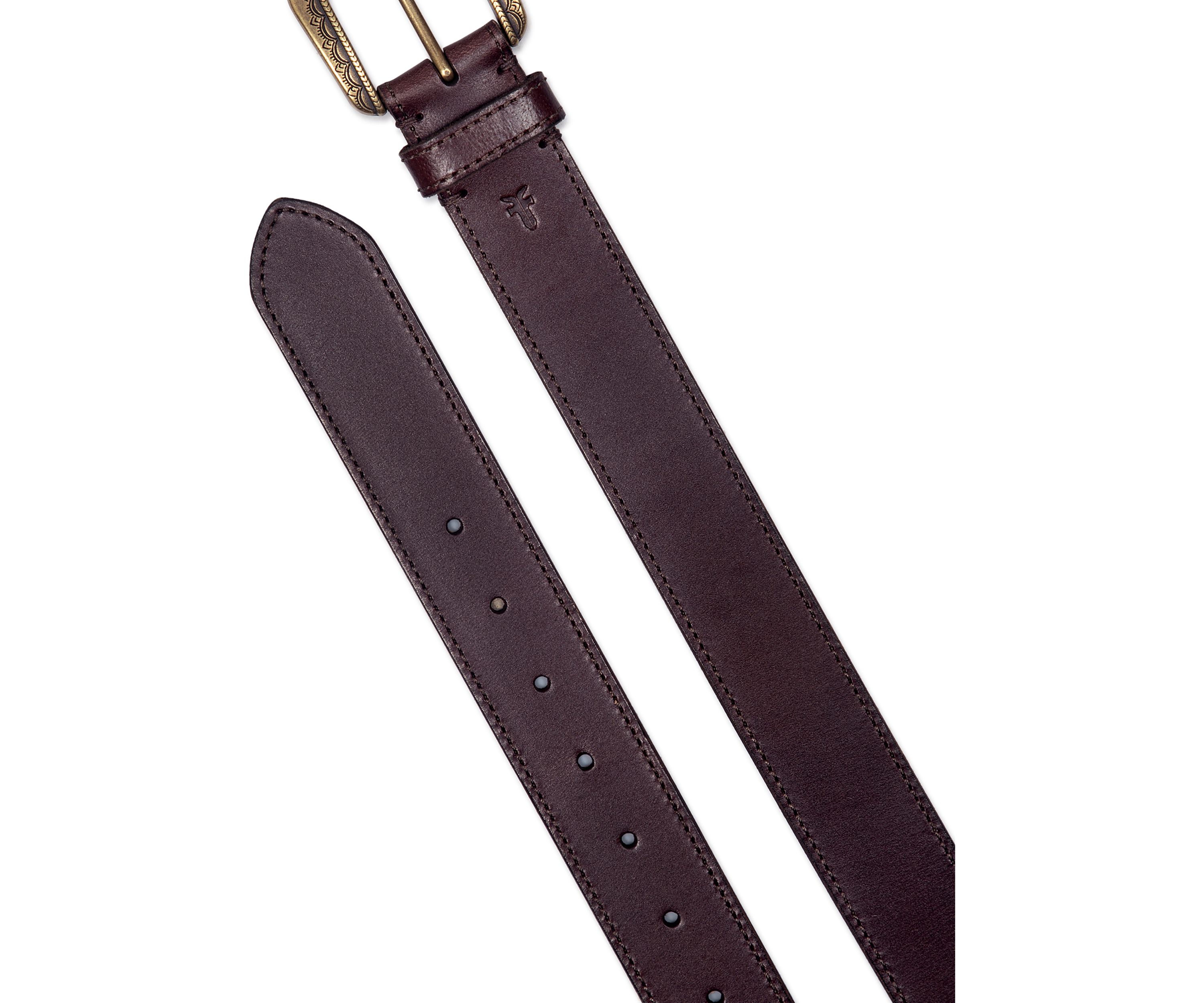38 Millimeter Belt with Engraved Buckle