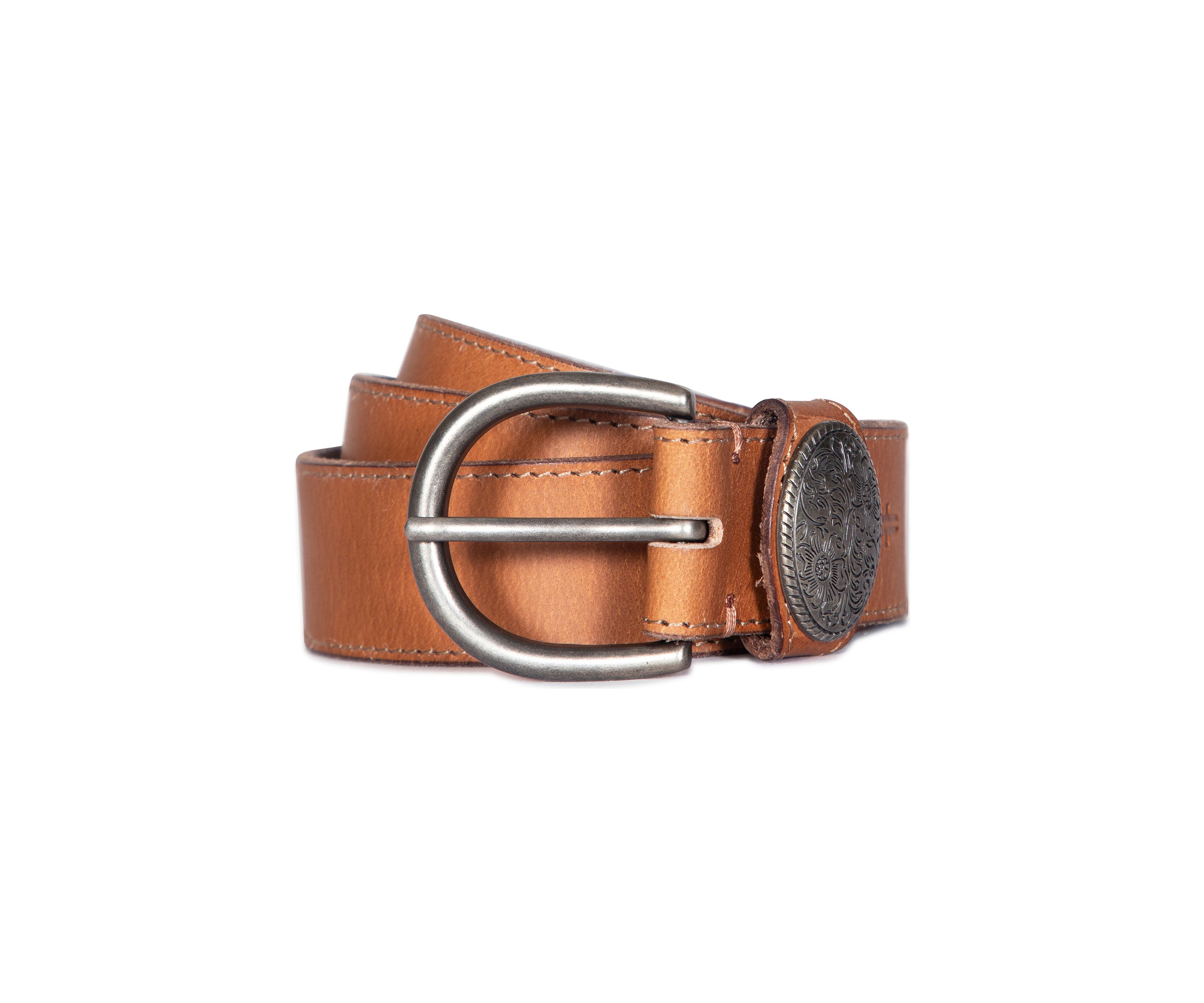 35 Millimeter Belt with Concho on Loop