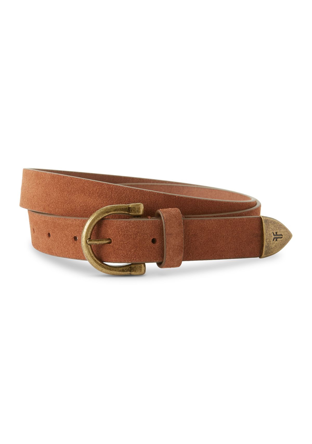 25mm Suede Horseshoe Buckle Belt 