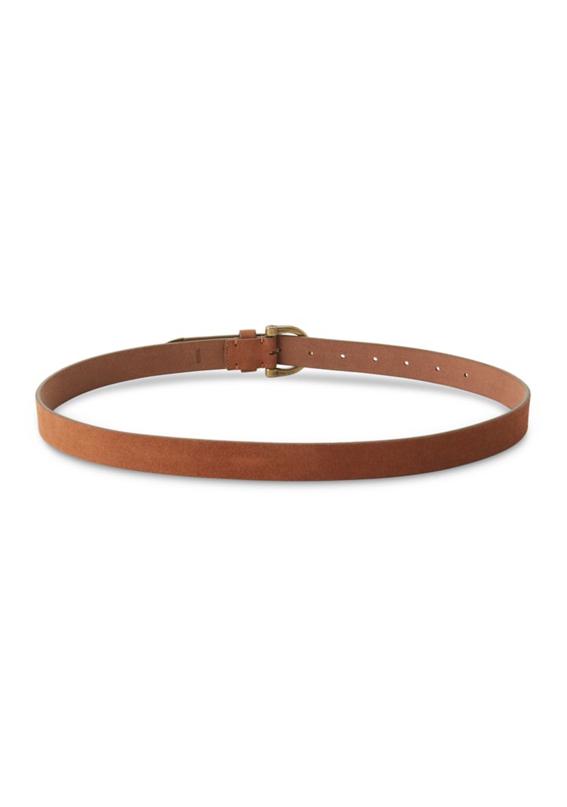 25mm Suede Horseshoe Buckle Belt 