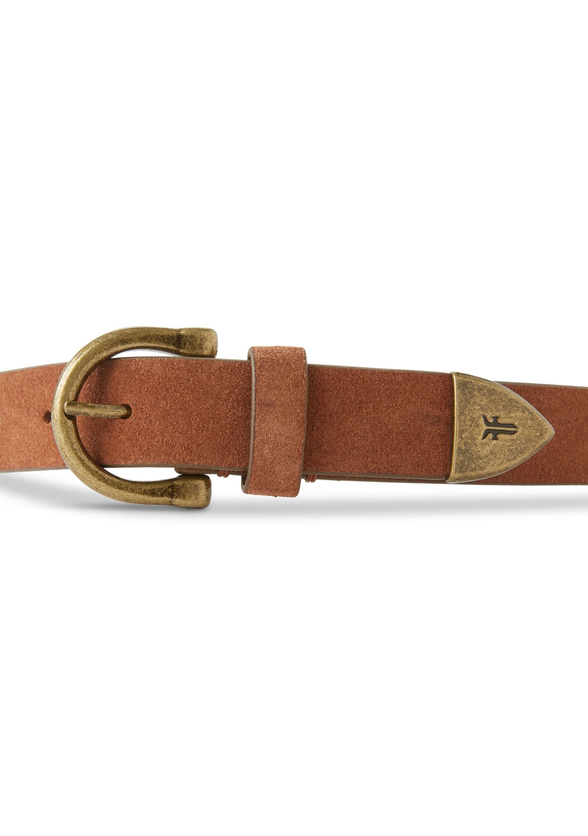 25mm Suede Horseshoe Buckle Belt 