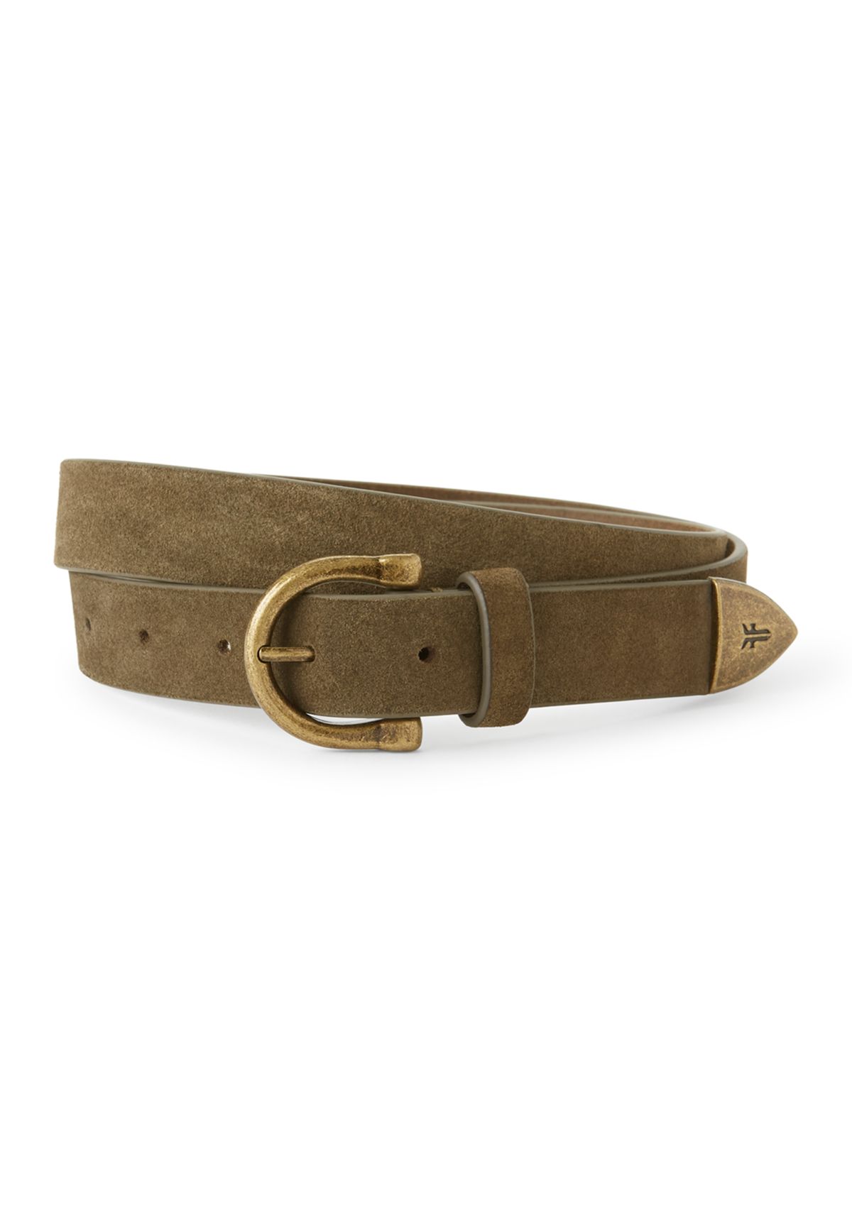 25mm Suede Horseshoe Buckle Belt