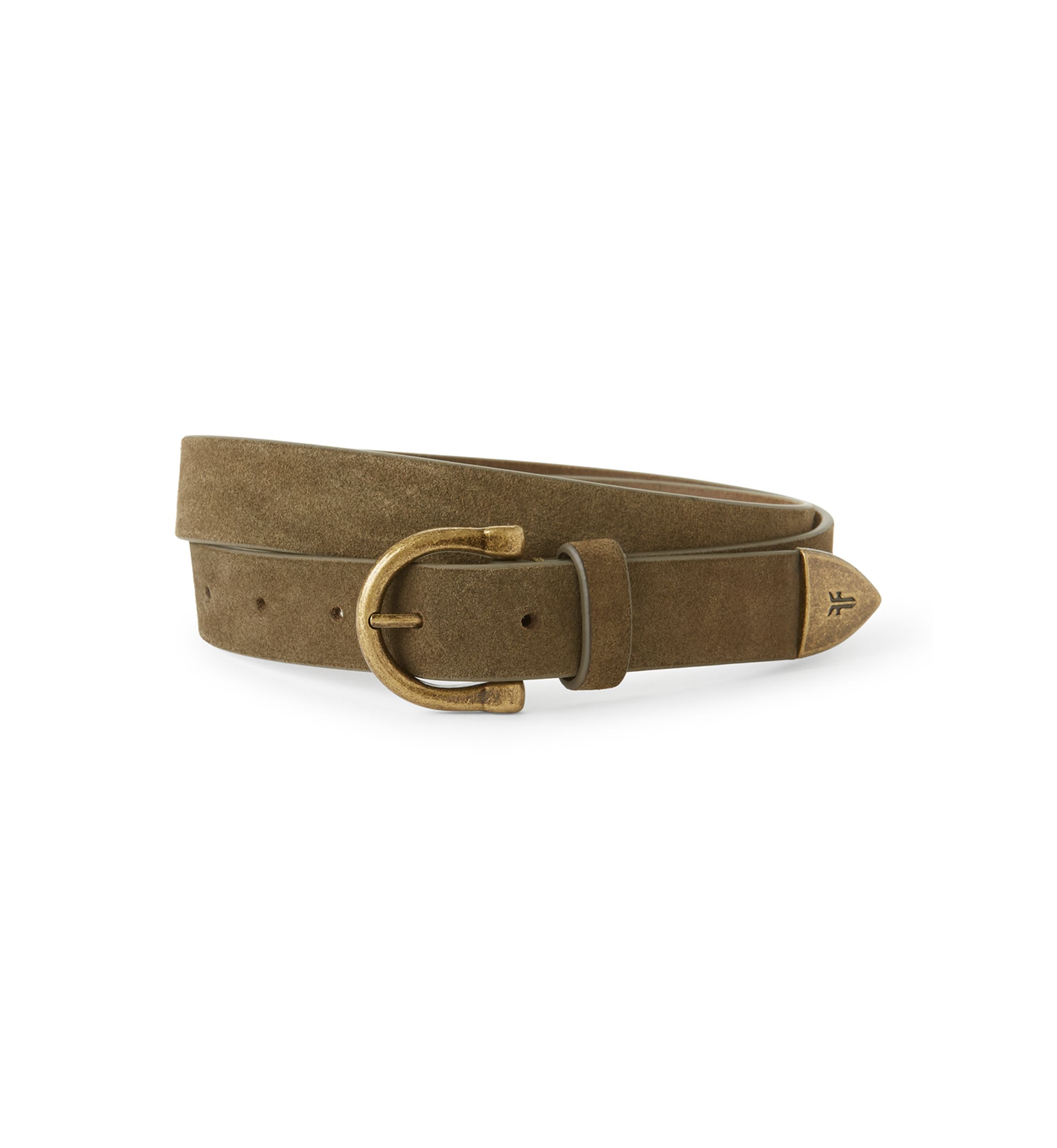 25mm Suede Horseshoe Buckle Belt
