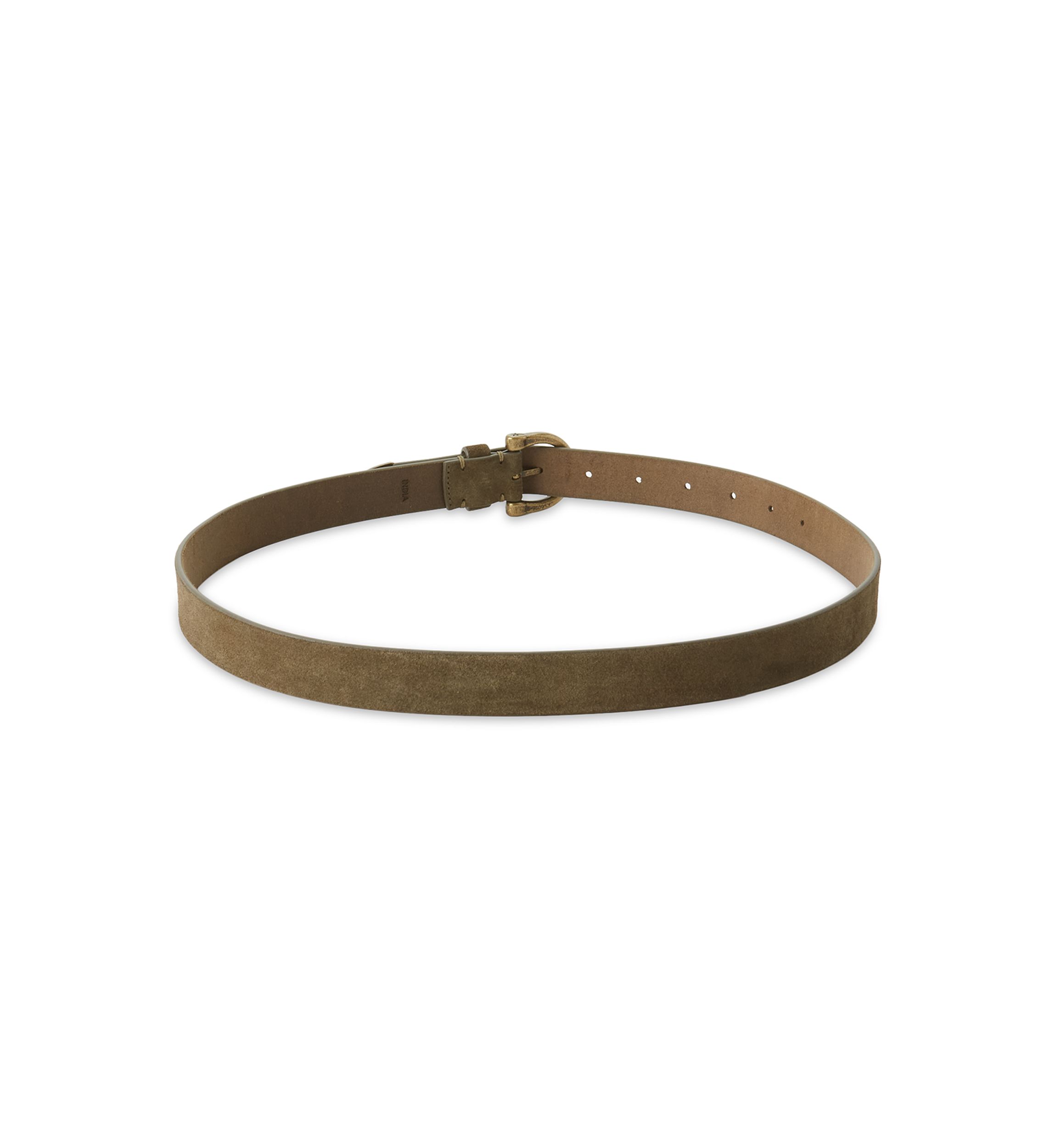 25mm Suede Horseshoe Buckle Belt