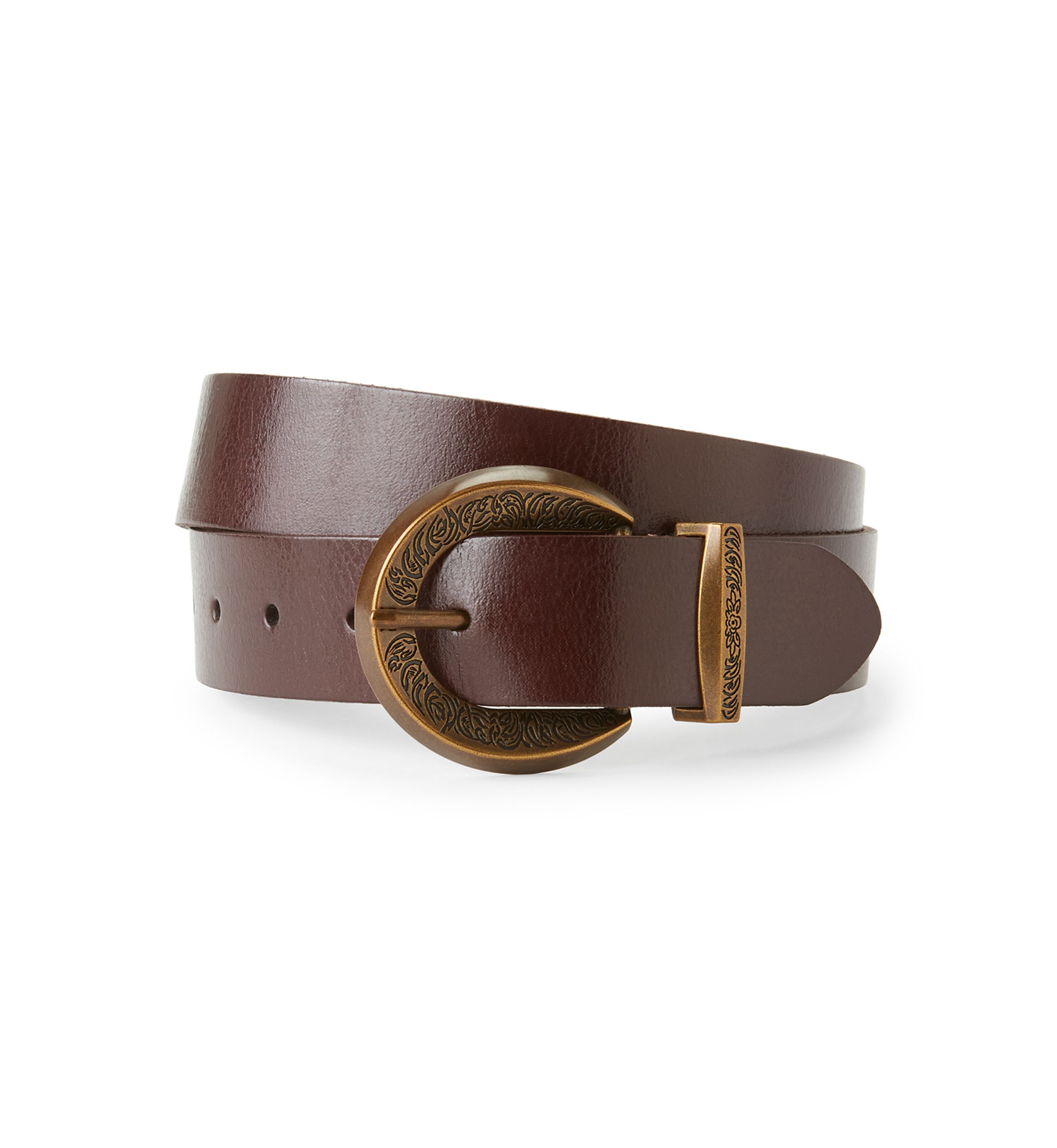 35mm Engraved Buckle Belt