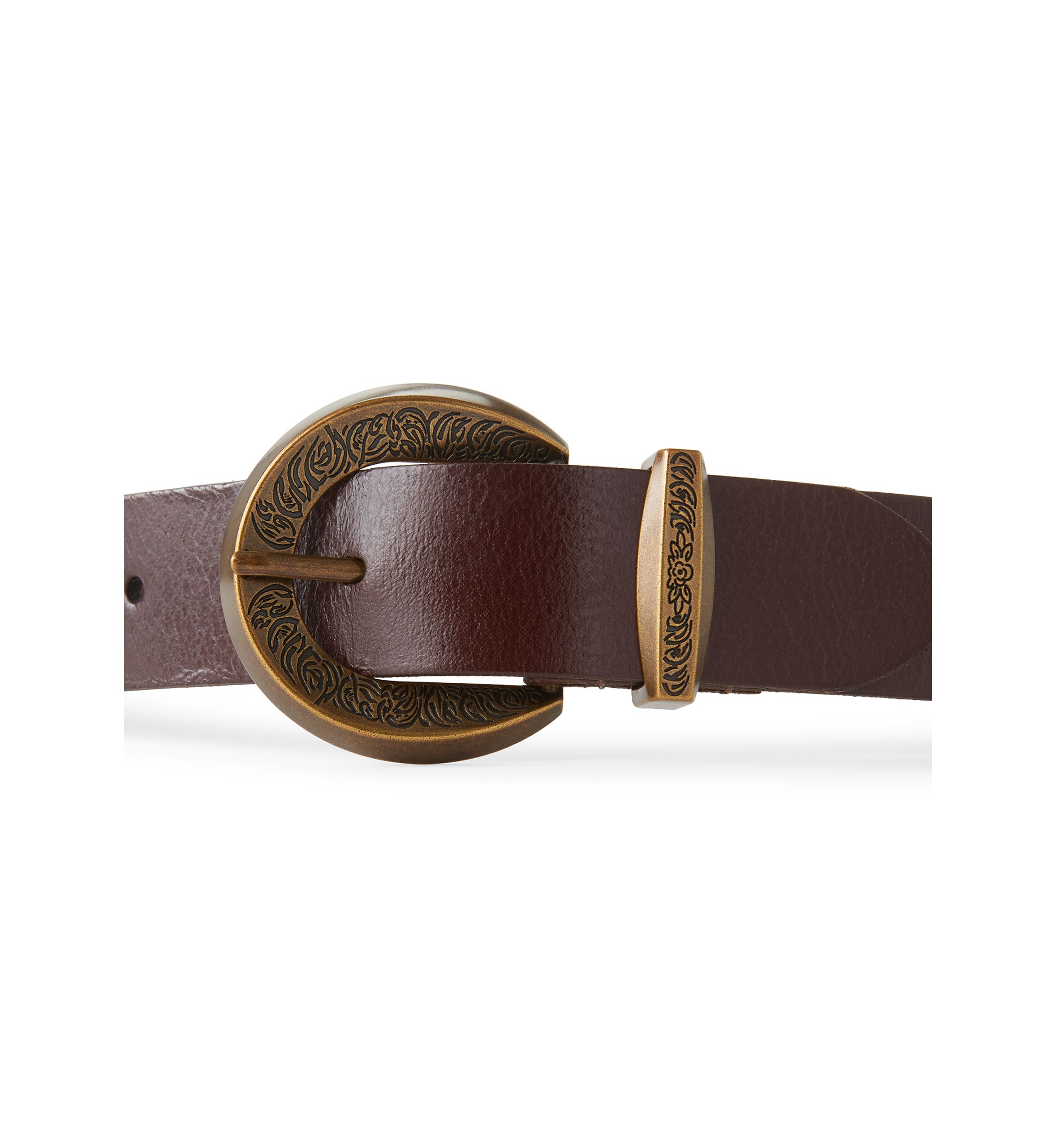 35mm Engraved Buckle Belt