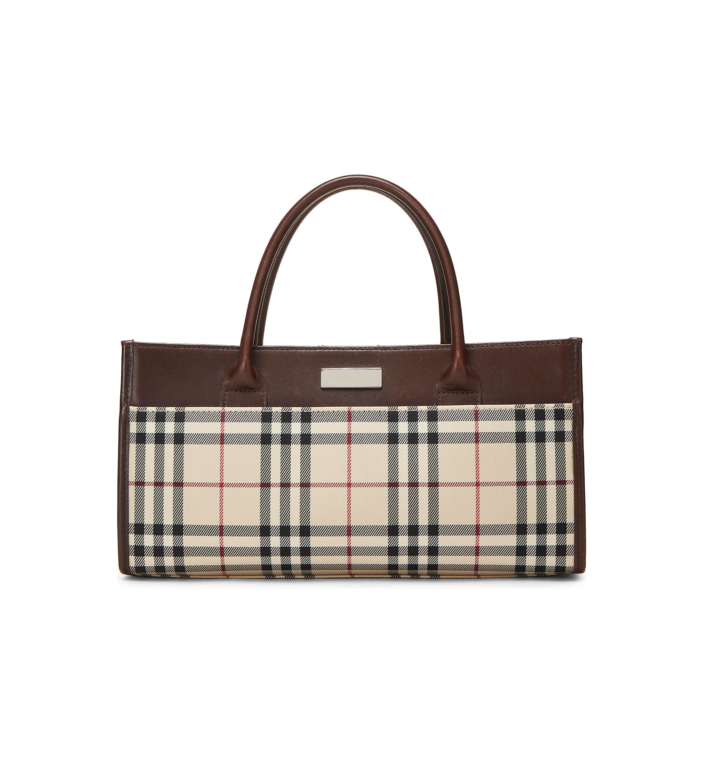 Burberry Brown Nylon Handbag Long - FINAL SALE, NO RETURNS