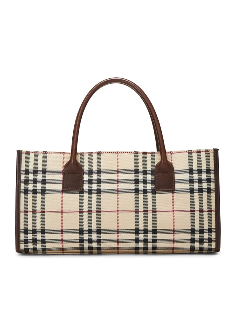 Burberry Brown Nylon Handbag Long - FINAL SALE, NO RETURNS