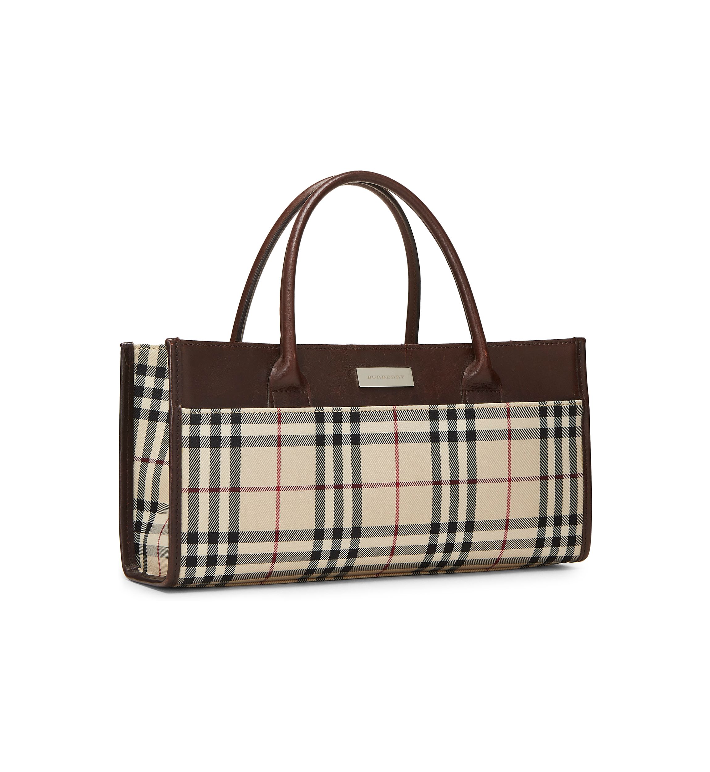 Burberry Brown Nylon Handbag Long - FINAL SALE, NO RETURNS