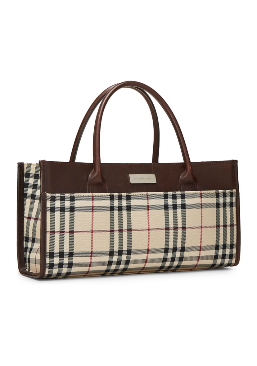 Burberry Brown Nylon Handbag Long - FINAL SALE, NO RETURNS
