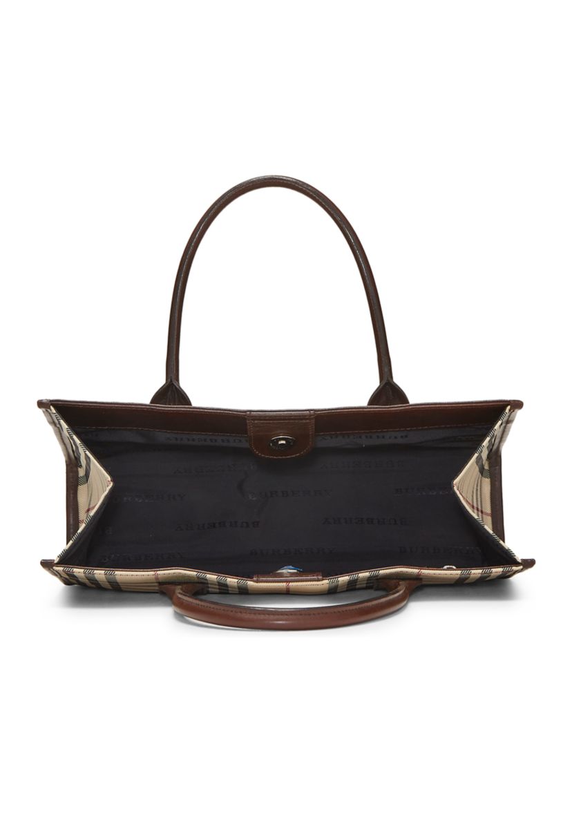 Burberry Brown Nylon Handbag Long - FINAL SALE, NO RETURNS