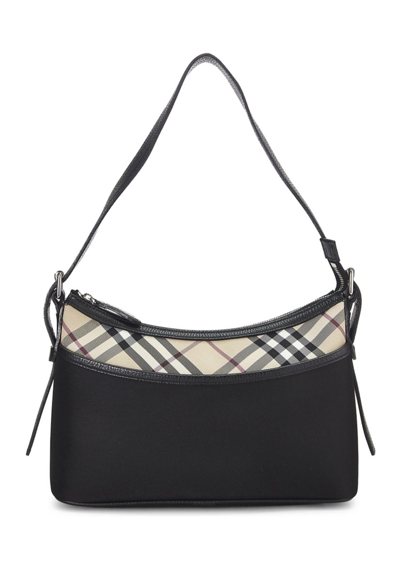 Burberry Black Nylon Satchel Shoulder Bag - FINAL SALE, NO RETURNS