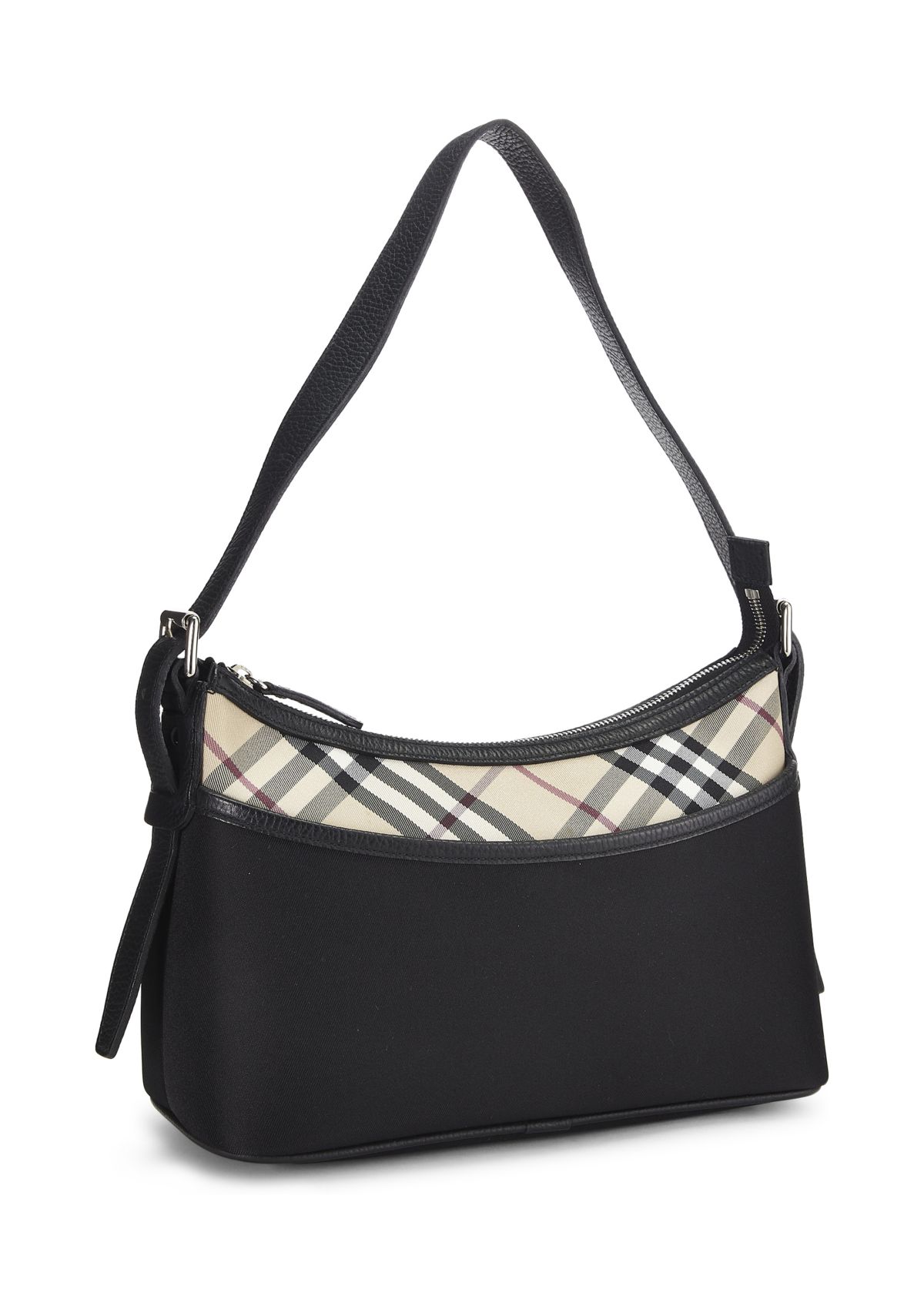 Burberry Black Nylon Satchel Shoulder Bag - FINAL SALE, NO RETURNS