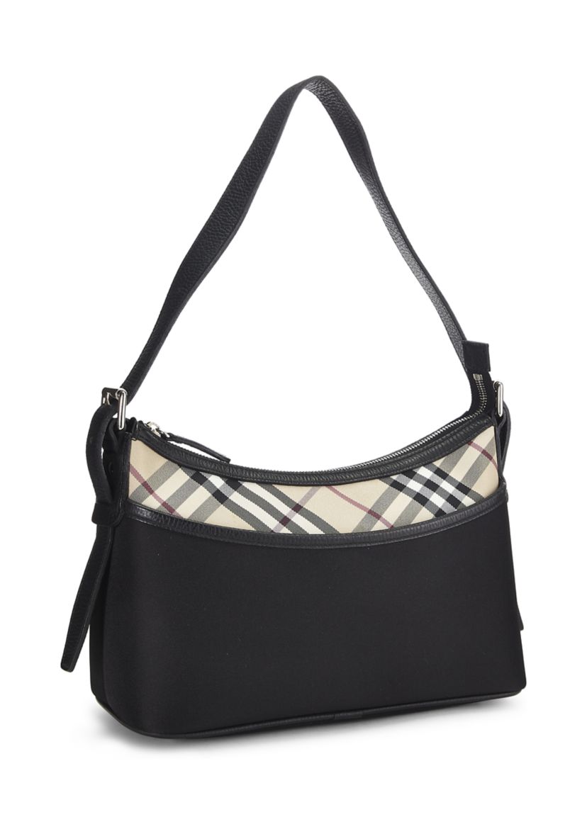 Burberry Black Nylon Satchel Shoulder Bag - FINAL SALE, NO RETURNS
