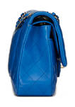 Chanel Blue Lambskin 10 Inch Shoulder Bag - FINAL SALE, NO RETURNS