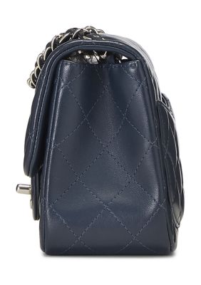 What Goes Around Comes Around Chanel Navy Lamb Square Flap Mini Bag - FINAL  SALE, NO RETURNS | belk