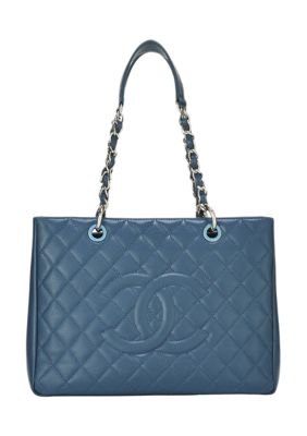 What Goes Around Comes Around Chanel Blue Caviar Grand Shopping Tote -  FINAL SALE, NO RETURNS