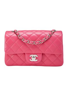 What Goes Around Comes Around Chanel Pink Lamb Rectangle Flap Bag - FINAL  SALE, NO RETURNS | belk