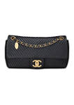 Chanel Black Calf Medium Flap Bag - FINAL SALE, NO RETURNS