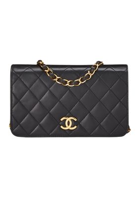 Chanel Vintage CC Oval Chain Bag Suede Mini at 1stDibs