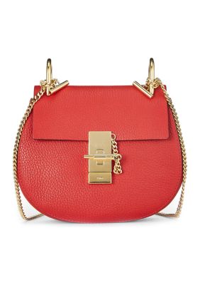 What Goes Around Comes Around Chloe Red Leather Drew - Final Sale, No Returns