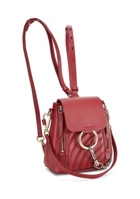 Chloe faye shop backpack red