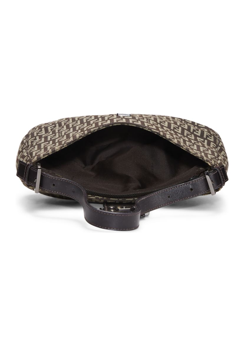Fendi Brown Zucchino Shoulder Bag - FINAL SALE, NO RETURNS