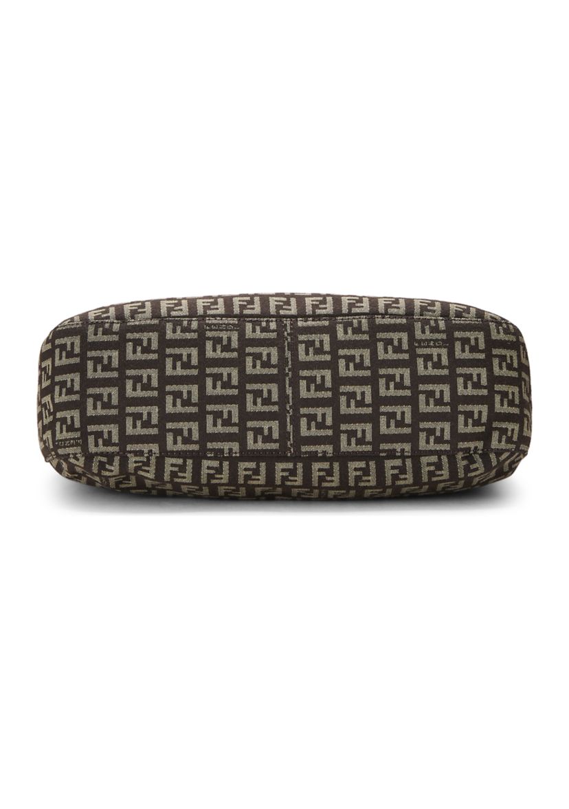 Fendi Brown Zucchino Shoulder Bag - FINAL SALE, NO RETURNS