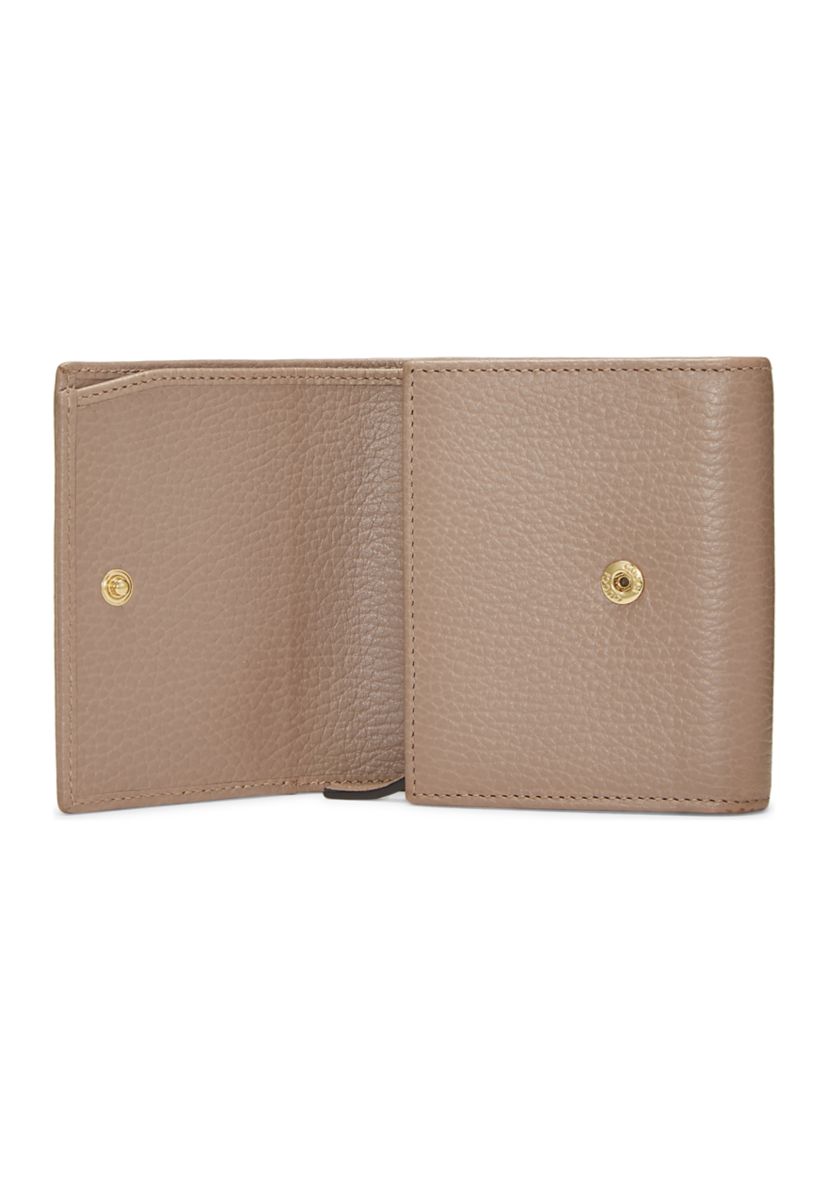 Gucci Pink Leather GG Marmont Compact Wallet - FINAL SALE, NO RETURNS