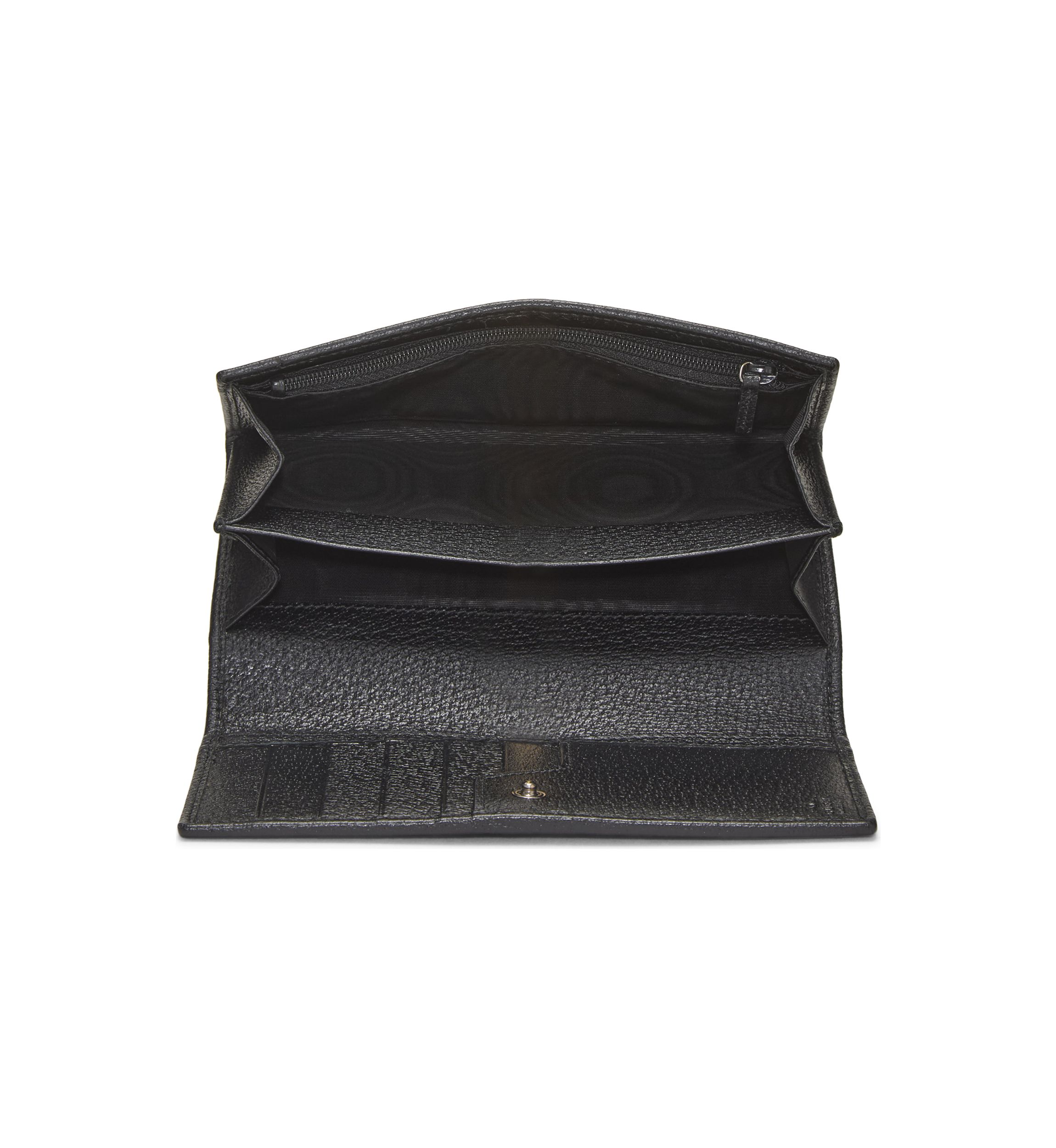 Gucci Black Canvas Continental Wallet - FINAL SALE, NO RETURNS