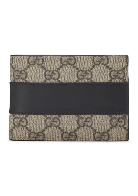What Goes Around Comes Around Women's Gucci GG Supreme Canvas Wallet - FINAL SALE, NO RETURNS, Black
