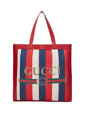 What Goes Around Comes Around Gucci Red Canvas GG Marmont