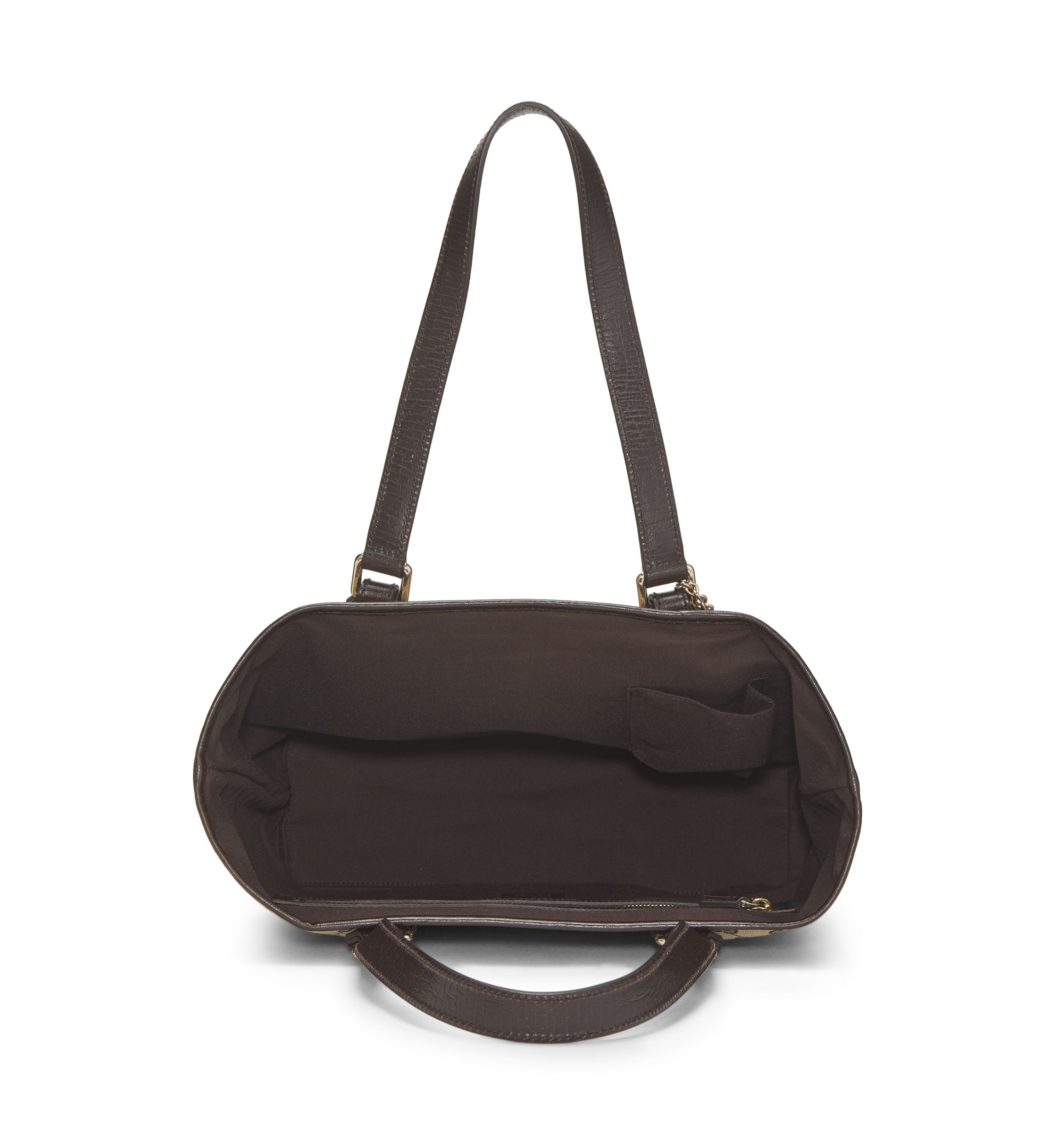  Gucci Brown Canvas Jolicoeur Tote - FINAL SALE, NO RETURNS