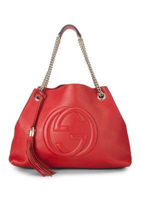 What Goes Around Comes Around Gucci Medium Soho Chain Strap Shoulder Bag Leather - FINAL SALE, NO RETURNS