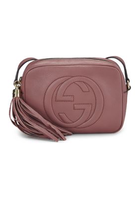 What Goes Around Comes Around Gucci Pink Leather Soho Disco Bag - FINAL SALE, NO RETURNS
