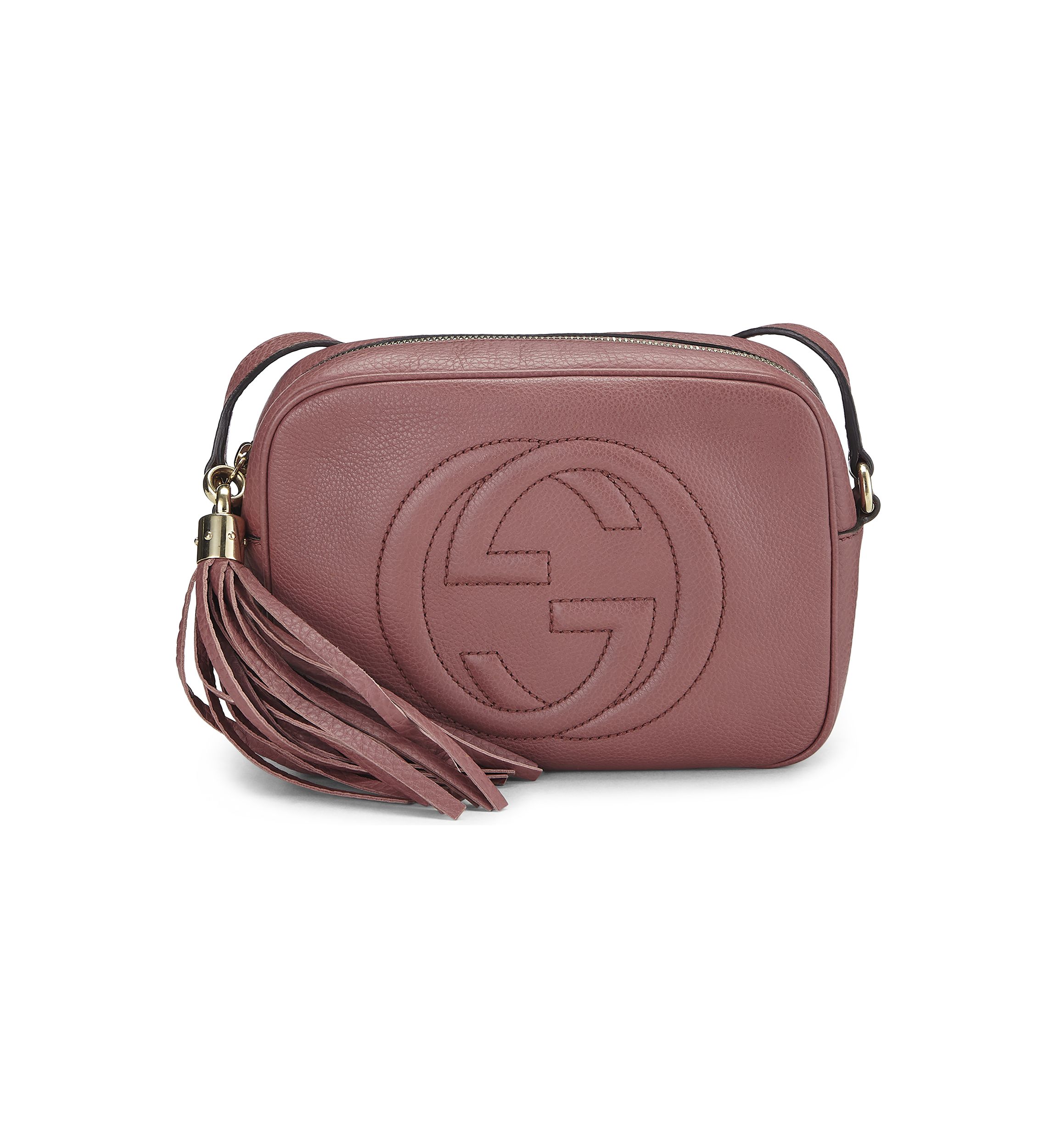 Gucci Pink Leather Soho Disco Bag - FINAL SALE, NO RETURNS