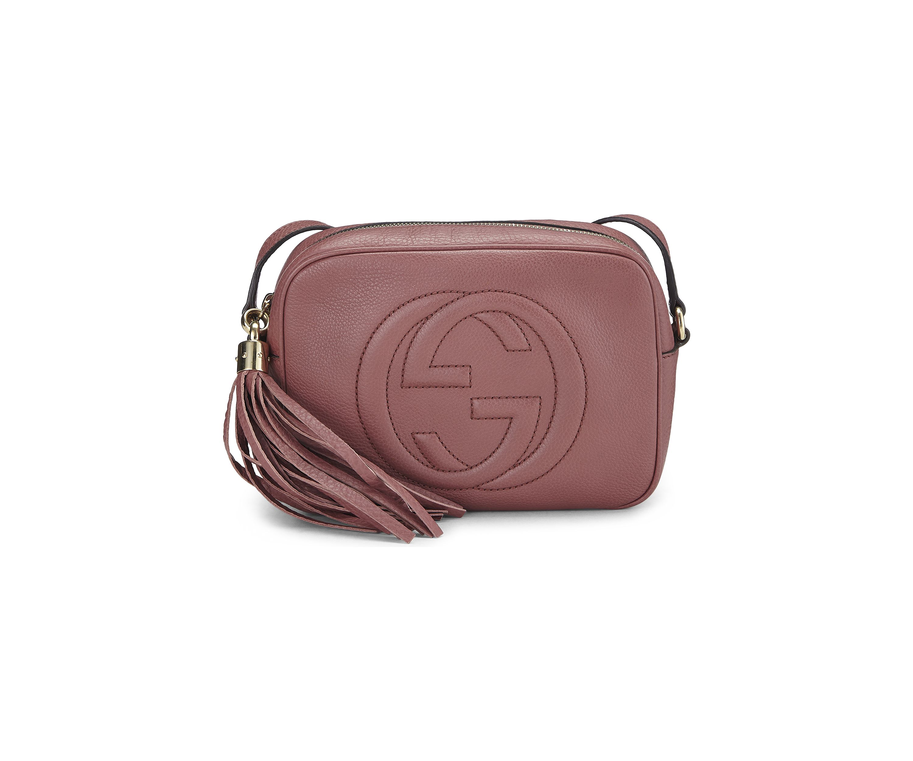 Gucci Pink Leather Soho Disco Bag - FINAL SALE, NO RETURNS