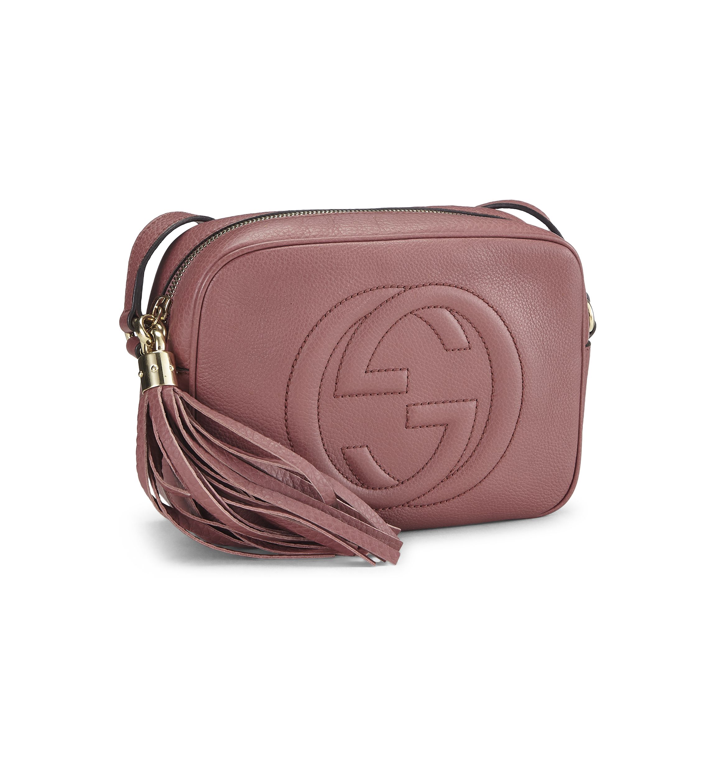 Gucci Pink Leather Soho Disco Bag - FINAL SALE, NO RETURNS