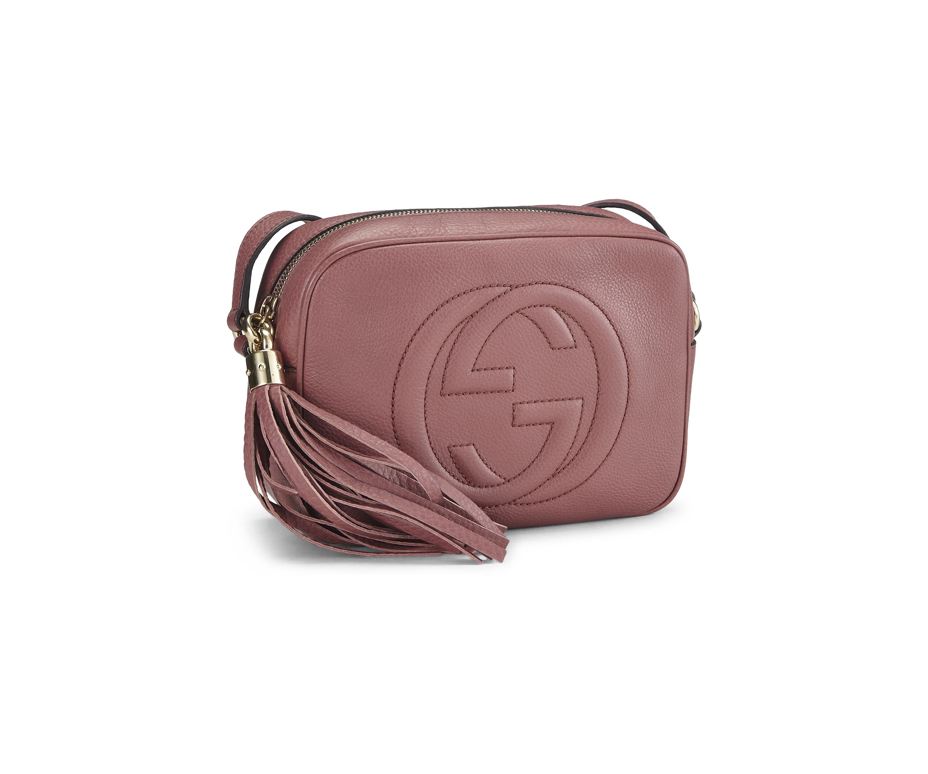 Gucci Pink Leather Soho Disco Bag - FINAL SALE, NO RETURNS