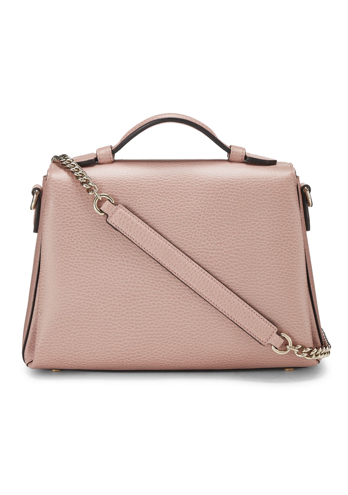 Gucci Pink Leather Interlocking  Top Handle Bag - FINAL SALE, NO RETURNS