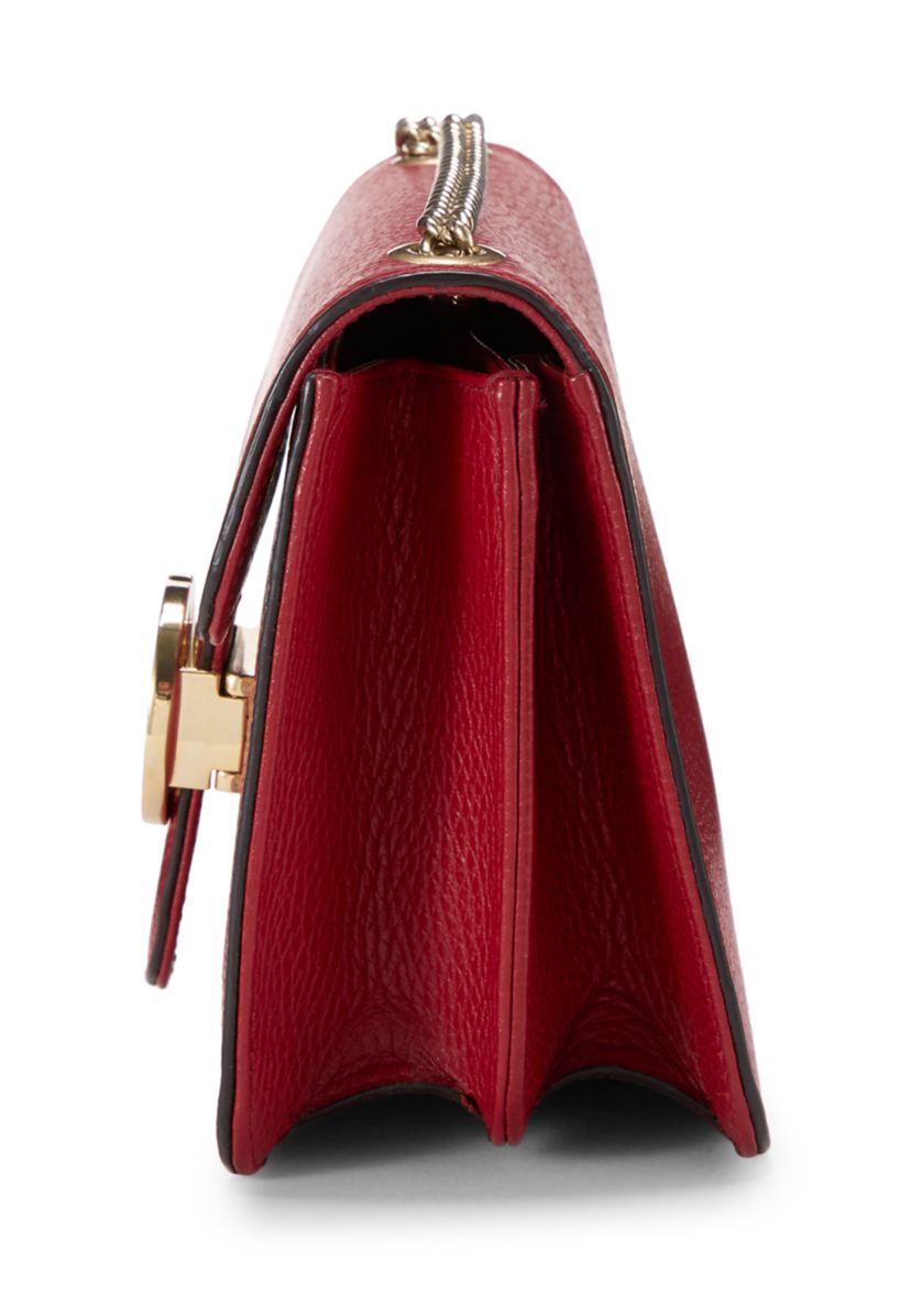 What Goes Around Comes Around Gucci Red Leather Interlocking