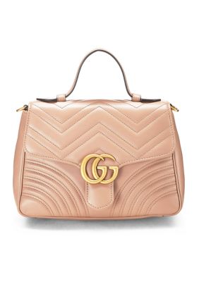 What Goes Around Comes Around Gucci Beige Leather Shoulder Bag - FINAL SALE, NO RETURNS