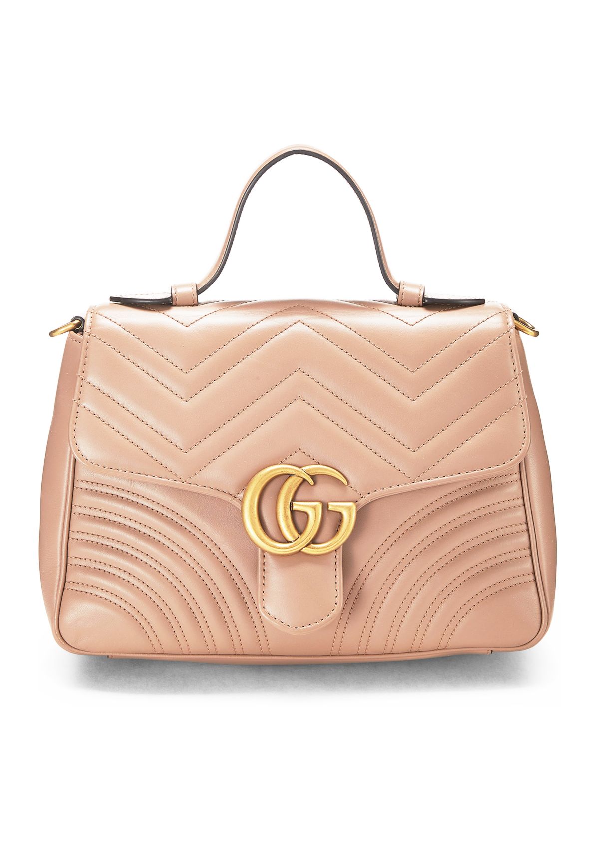 Gucci Beige Leather Shoulder Bag - FINAL SALE, NO RETURNS